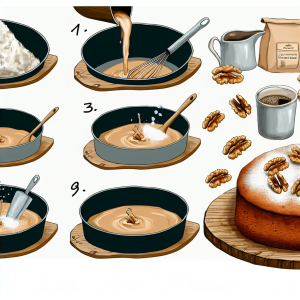 Bolo de Café com Nozes