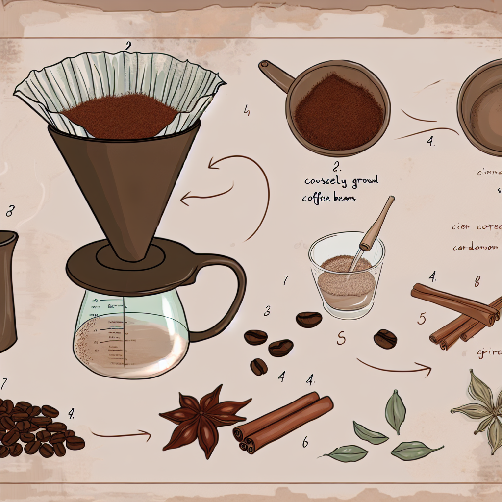 Café Coado com Especiarias