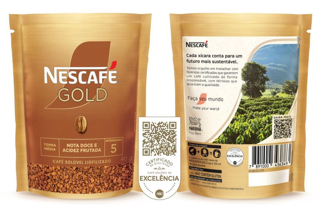 Café solúvel da Nestlé recebe Selo de Qualidade ABICS