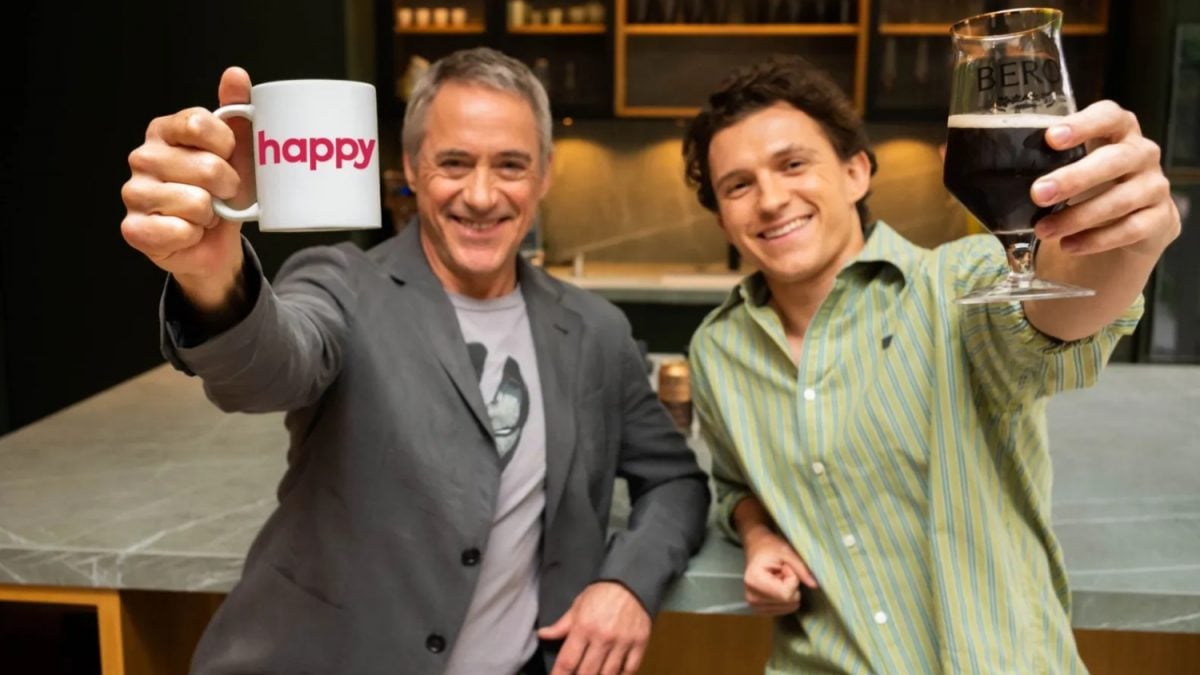 Tom Holland e Robert Downey Jr. Lançam Cerveja sem Álcool com Café